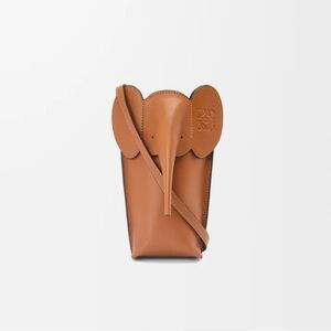 Loewe Tan Elephant Leather Bag